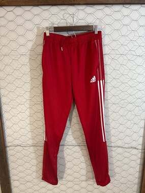 adidas Kids Youth Tiro 21 Red Training Track Pants